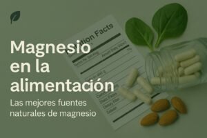 Magnesio en la alimentación
